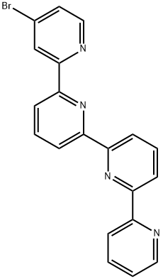 4-溴-2,2':6',2'':6'',2'''-四聯(lián)吡啶 結(jié)構(gòu)式