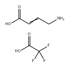 2-Butenoic acid, 4-amino-, 2,2,2-trifluoroacetate (1:1) Struktur