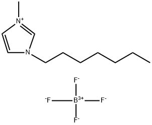 1-Heptyl-3-methylimidazolium tetrafluoroborate Struktur