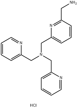 1-(6-(Aminomethyl)pyridin-2-yl)-N,N-bis(pyridin-2-ylmethyl)methanamine hydrochloride Struktur