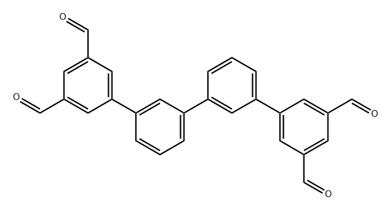 1,1':3',1'':3'',1'''-quaterphenyl]-3,3''',5,5'''-tetracarbaldehyde Struktur