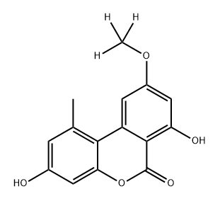 Alternariol monomethyl ether-d3 Struktur