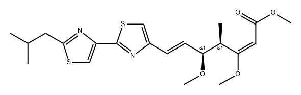 Melithiazol I Struktur