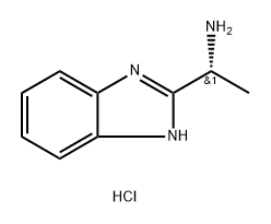 1H-Benzimidazole-2-methanamine, α-methyl-, hydrochloride (1:2), (αR)- Struktur