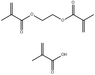 POLY(METHYL METHACRYLATE-CO-ETHYLENE GLYCOL DIMETHACRYLATE) Struktur