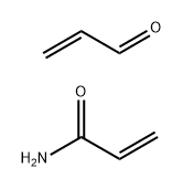 2-Propenamide, polymer with 2-propenal Struktur