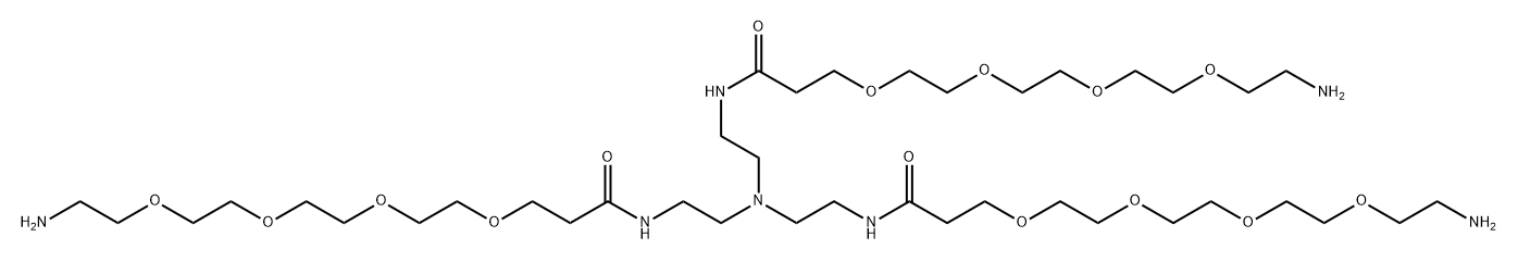 Tri(Amino-PEG4-amide)-amine, 2523025-41-2, 結(jié)構(gòu)式