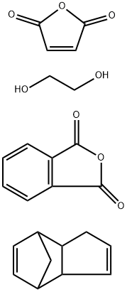 phthalic anhydride, polymer with ethylene glycol, maleic anhydride and 3a,4,7,7 Struktur