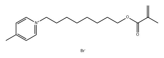 4-methyl-1-[8-[(2-methyl-1-oxo-2-propen-1-yl)oxy]octyl]- Struktur