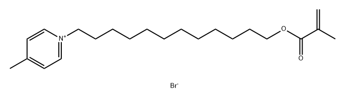 4-methyl-1-[12-[(2-methyl-1-oxo-2-propen-1-yl)oxy]dodecyl]- Struktur