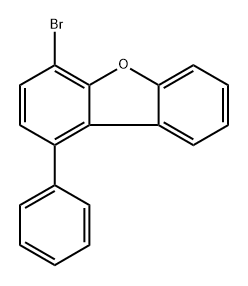 4-Bromo-1-phenyl-dibenzofuran Struktur