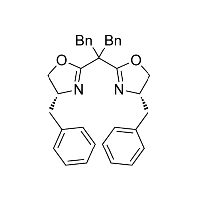 (S)-4-Benzyl-2-(2-((R)-4-benzyl-4,5-dihydrooxazol-2-yl)-1,3-diphenylpropan-2-yl)-4,5-dihydrooxazole Struktur