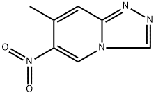 7-methyl-6-nitro-[1,2,4]triazolo[4,3-a]pyridine Struktur