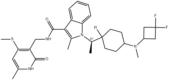 化合物 EZH2-IN-8 結(jié)構(gòu)式