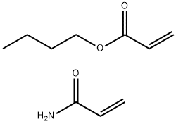 2-Propenoic acid, butyl ester, polymer with 2-propenamide 2-Propenoic acid,butyl ester,polymer with 2-propenamide Struktur