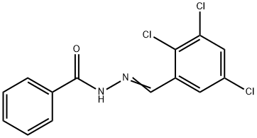 N'-[(E)-(2,3,5-trichlorophenyl)methylidene]benzohydrazide Struktur