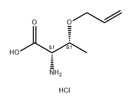 (2S,3R)-3-(Allyloxy)-2-aminobutanoic acid hydrochloride Struktur