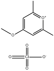 Pyrylium, 4-methoxy-2,6-dimethyl-, perchlorate (1:1) Struktur