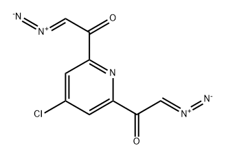 Ethanone, 1,1'-(4-chloro-2,6-pyridinediyl)bis[2-diazo-