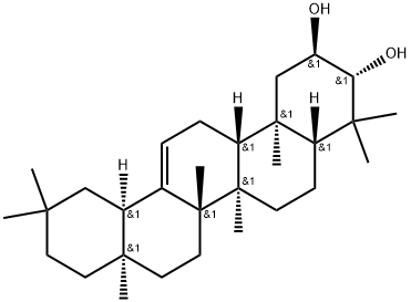 (2alpha,3alpha)-12-Oleanene-2,3-diol Struktur