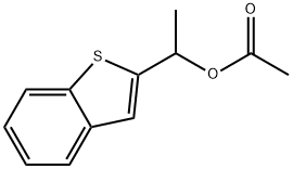 Benzo[b]thiophene-2-methanol, α-methyl-, 2-acetate Struktur