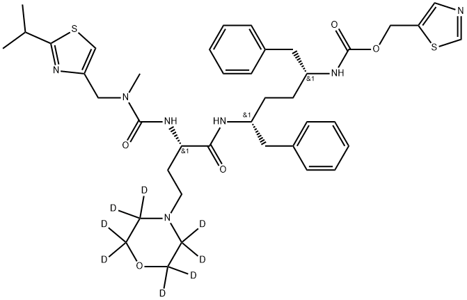 Cobicistat-d8 Struktur