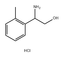 Benzeneethanol, β-amino-2-methyl-, hydrochloride (1:1) Struktur