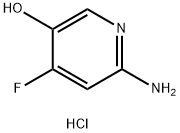 3-Pyridinol, 6-amino-4-fluoro-, hydrochloride (1:1) Struktur