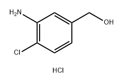 (3-amino-4-chlorophenyl)methanol hydrochloride Struktur