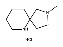 2-methyl-2,6-diazaspiro[4.5]decane dihydrochloride Struktur