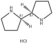 2,2'-Bipyrrolidine, hydrochloride (1:2), (2R,2'R)-rel- Struktur