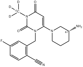 Trelagliptin 13CD3 Struktur