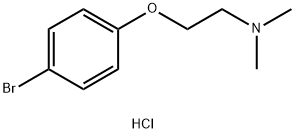 Ethanamine, 2-(4-bromophenoxy)-N,N-dimethyl-, hydrochloride (1:1) Struktur