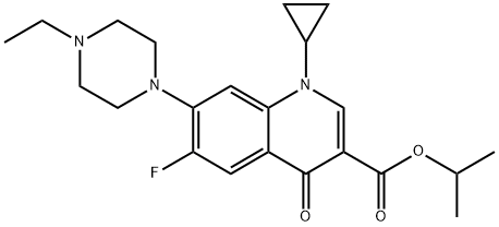 Enrofloxacin Isopropyl Ester Struktur