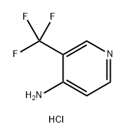 4-Pyridinamine, 3-(trifluoromethyl)-, hydrochloride (1:1) Struktur