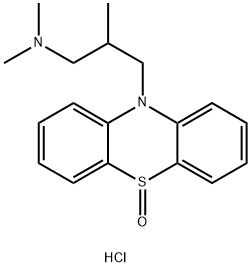 10H-Phenothiazine-10-propanamine, N,N,β-trimethyl-, 5-oxide, hydrochloride (1:1) Struktur