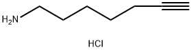 6-Heptyn-1-amine, hydrochloride (1:1) Struktur