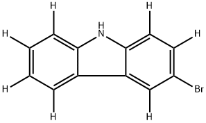 3-Bromocarbazole-d7 Struktur