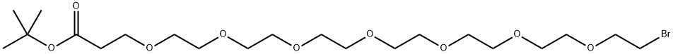 Br-PEG7-COOtBu Struktur