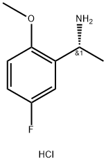 (R)-1-(5-Fluoro-2-methoxyphenyl)ethan-1-amine hydrochloride Struktur