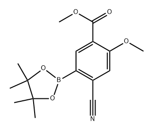 methyl 4-cyano-2-methoxy-5-(4,4,5,5-tetramethyl-1,3,2-dioxaborolan-2-yl)benzoate|