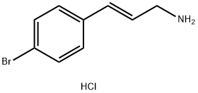 (E)-3-(4-Bromophenyl)prop-2-en-1-amine hydrochloride Struktur