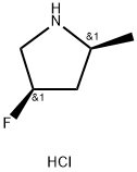 (2S,4R)-4-fluoro-2-methylpyrrolidine hydrochloride Struktur