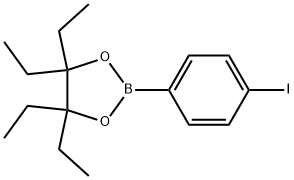 1,3,2-Dioxaborolane, 4,4,5,5-tetraethyl-2-(4-iodophenyl)- Struktur