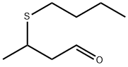 Butanal, 3-(butylthio)-, homopolymer Struktur