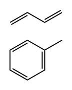 1,3-Butadiene, telomer with methylbenzene Struktur