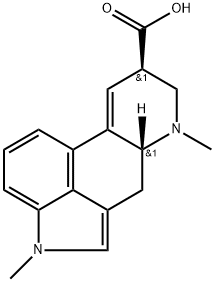 1-methyl-lysergic acid Struktur