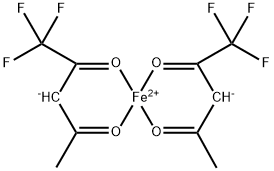 TRIS(TRIFLUORO-2,4-PENTANEDIONATO)IRON(III) Struktur