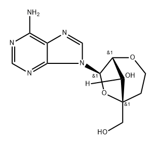 2'-O,4'-C-ethyleneadenosine Struktur