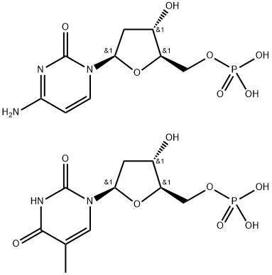 POLYDEOXYCYTIDYLIC HEXATHYMIDYLIC ACID) Struktur